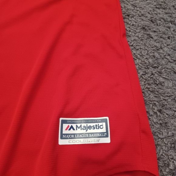 Majestic Los Angeles Angels Shohei Ohtani stitched Jersey Red Size L large - Picture 5 of 6